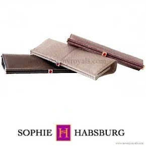 Countess Sophie carries Sophie Habsburg Amber clutch