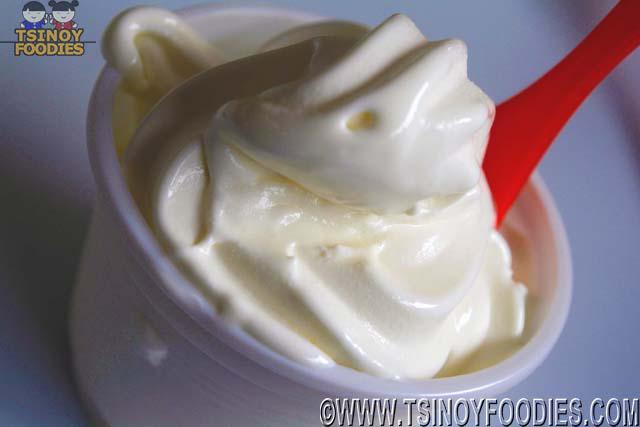 raw milk vanilla soft cream