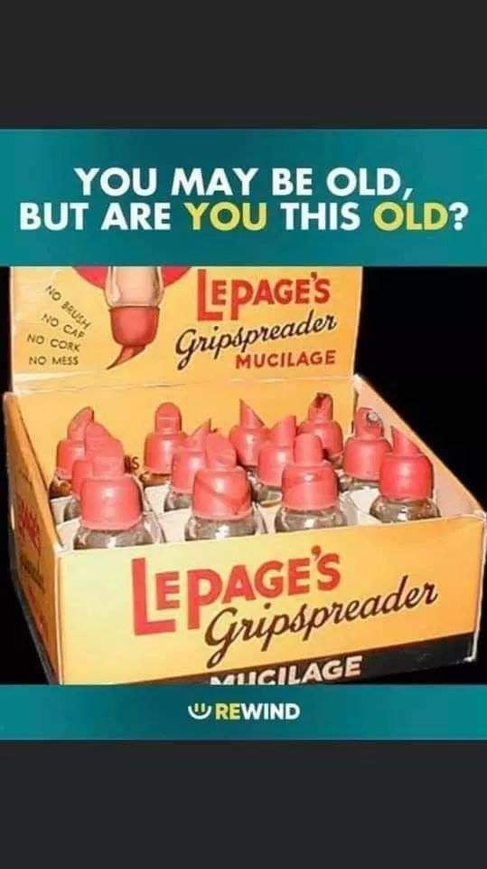 Remember Le Pages Glue?