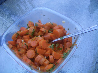 Moroccan carrot appetizer at http://www.glutenfreematters.com