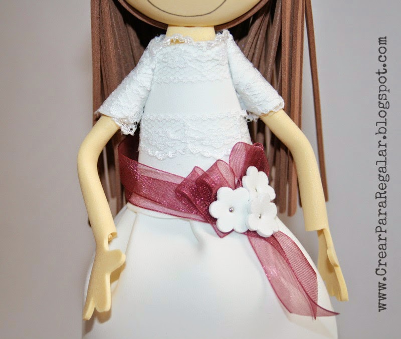 lazo traje primera comunion goma eva