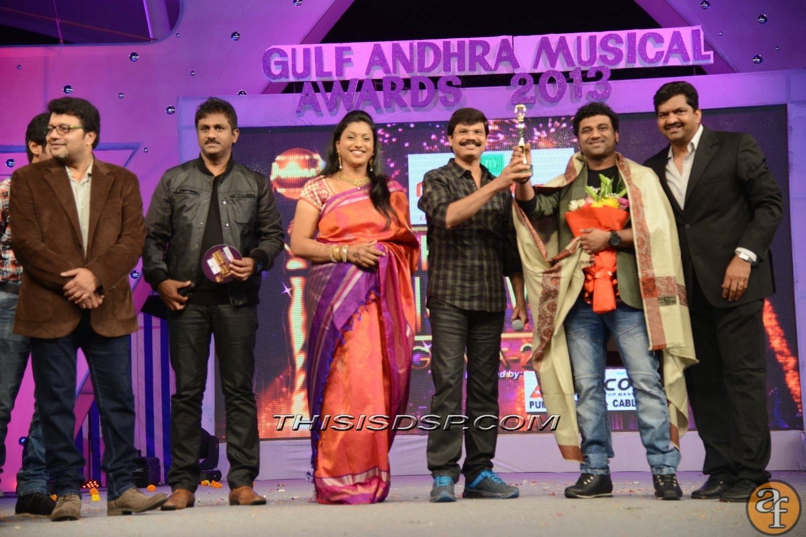 Devi Sri Prasad at Gulf Andhra Musical Awards (GAMA ) 2013