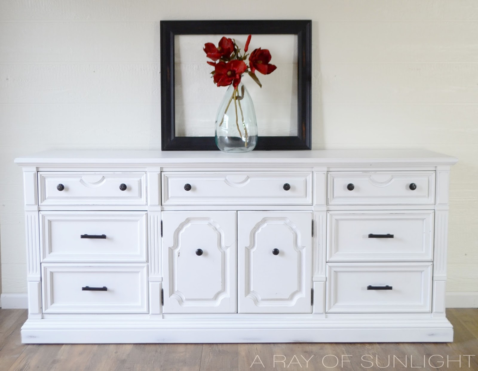 The White Thomasville Dresser Makeover A Ray Of Sunlight The White Thomasville Dresser Makeover