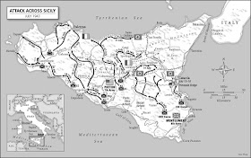 Map of Sicilian campaign World War II worldwartwo.filminspector.com