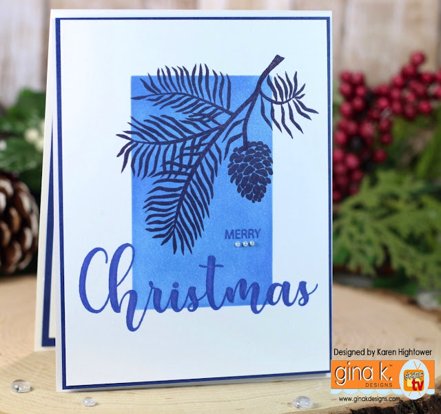 Karen's Creative Mess******* Merry & Bright Stamp Tv Kit Blog Hop!