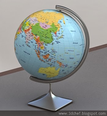 free 3d model globe