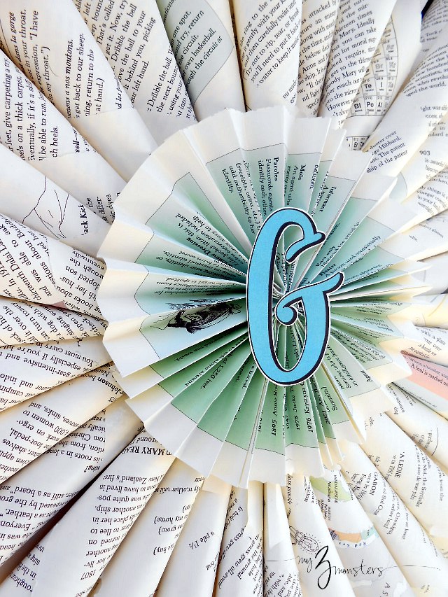 Wreath made out of an old book Easy & Inexpensive Book Page Wreath at /