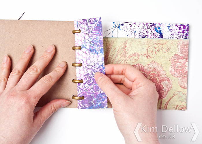 As Featured On Blitsy How To Make A Disc Bound Art Journal Kim Dellow