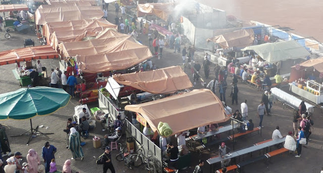 Marrakesch - Garküchen am Djemaa El Fna Marrakesch - Garküchen am Djemaa El Fna