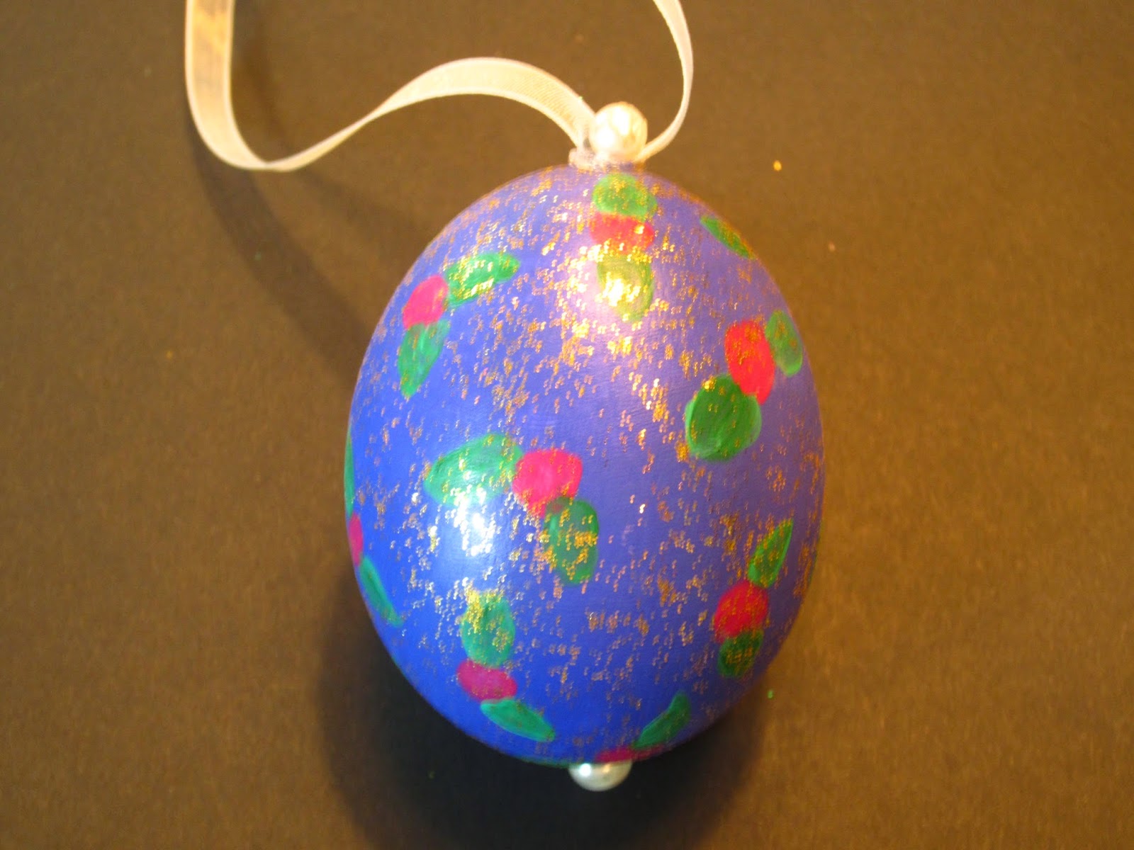 We Three Mothers HandPainted Easter Egg Ornaments