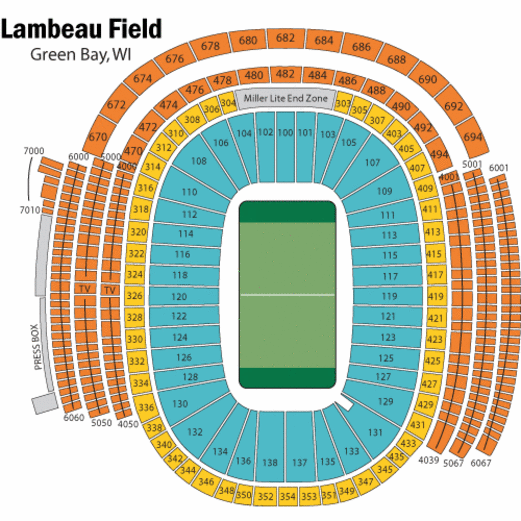 boudd: lambeau field seating chart