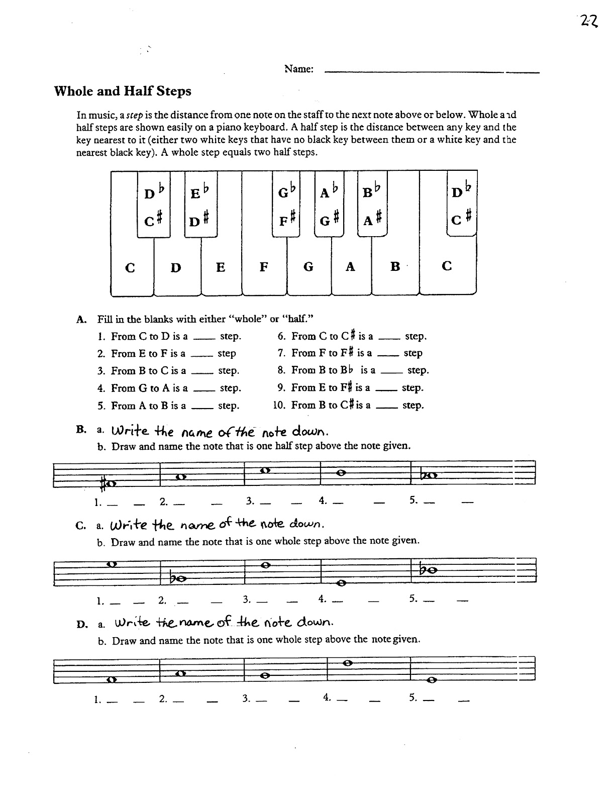 Miss Jacobson's Music: THEORY #10: HALF STEPS-WHOLE STEPS
