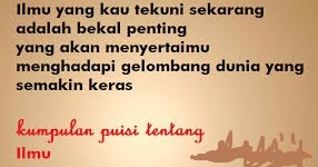 Contoh Puisi Pendek Ilmu Pengetahuan Puisi Indonesia Lengkap