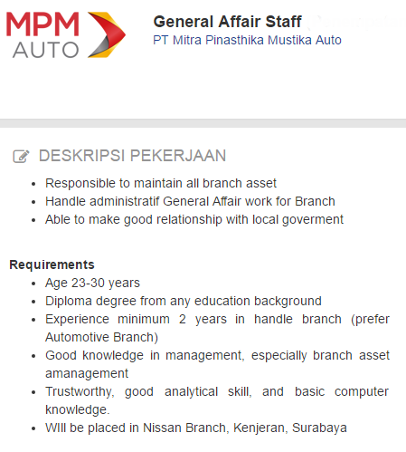 Info Lowongan Kerja Kabupaten Bangkalan Terbaru 2020 Kerjasurabaya Com Info Lowongan Kerja Di Surabaya Terbaru 2020