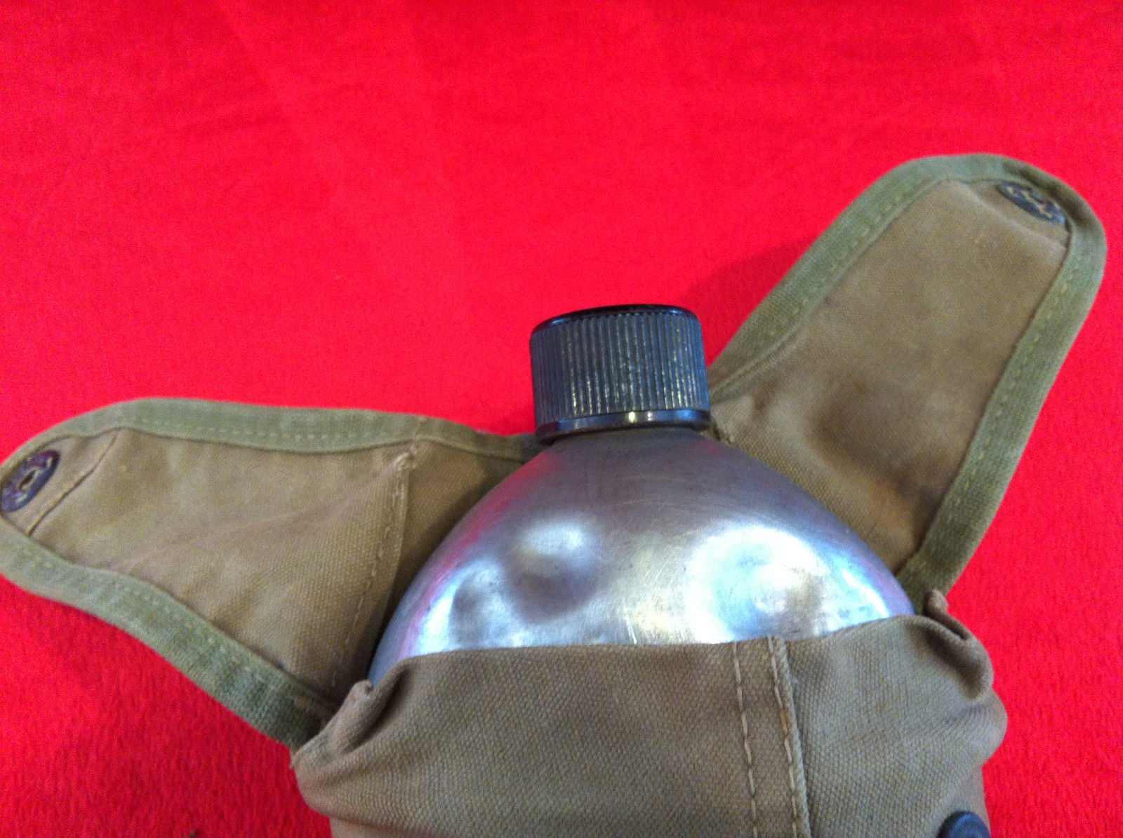 Webbingbabel WW2 3rd Pattern USMC Canteen Cover, Cup, Canteen