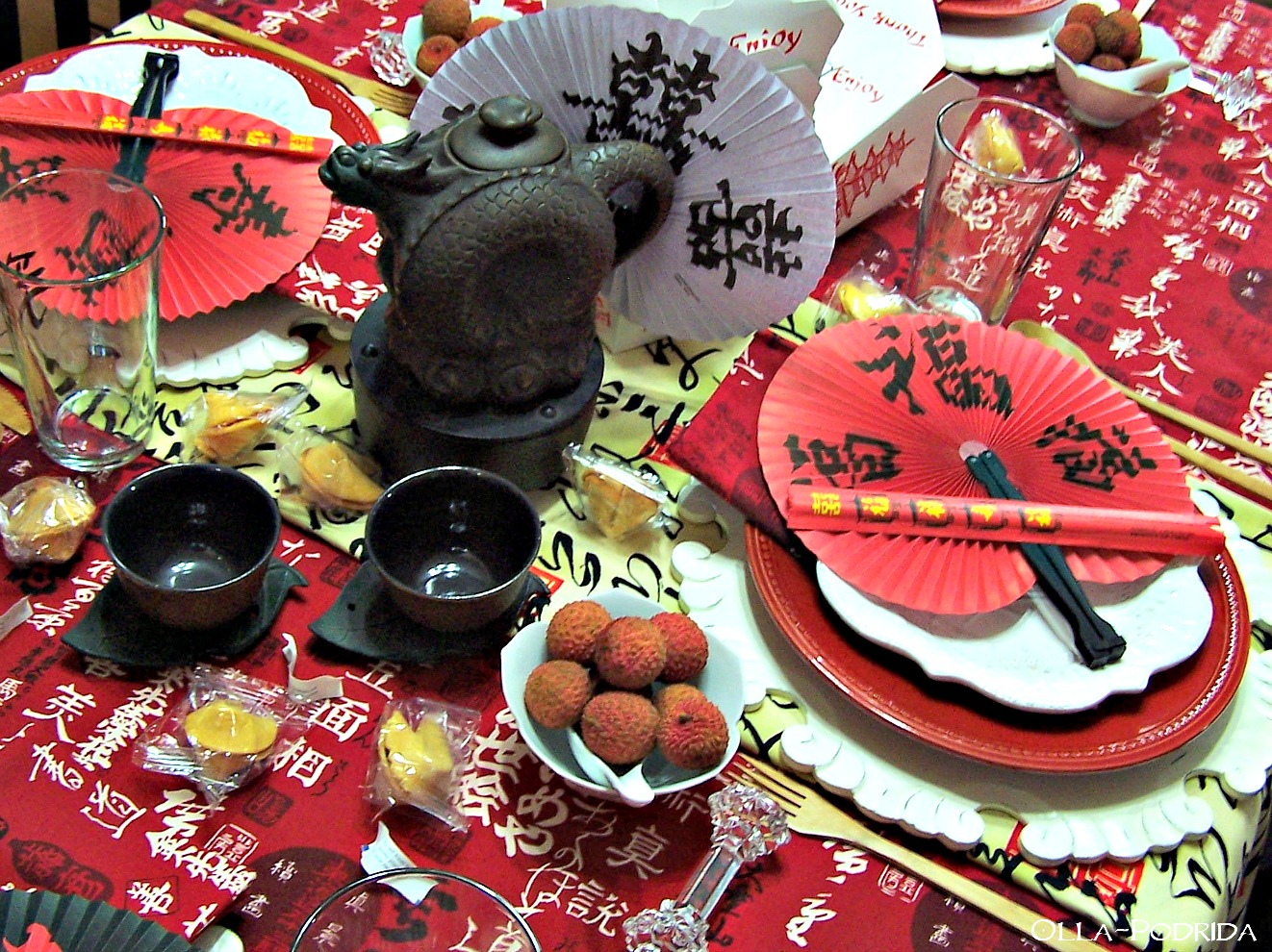 OllaPodrida Chinese New Year Tablescape