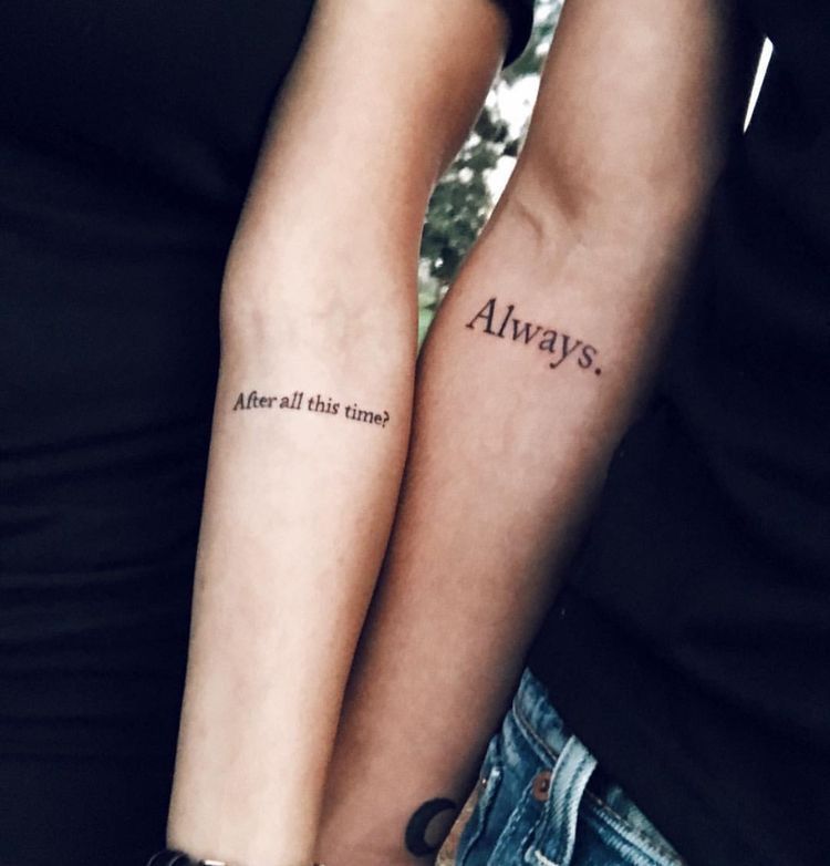 250+ Matching Best Friend Tattoos For Boy and Girl (2020) Small
