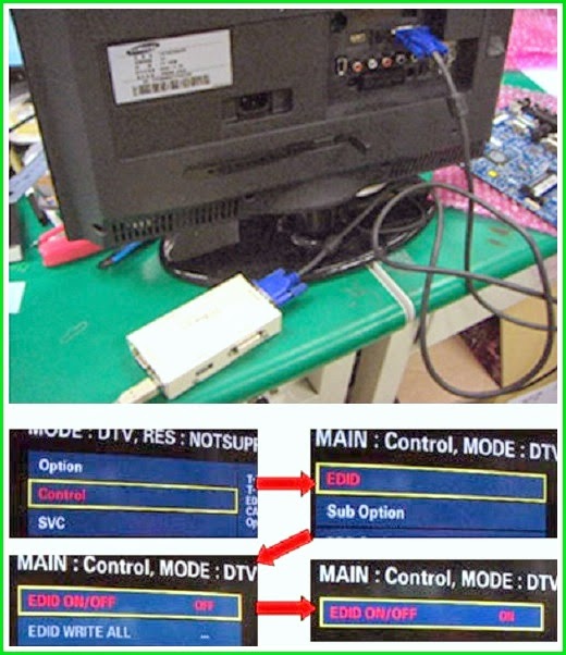 SAMSUNG UE32C4000P LED TV HOW TO UPGRADE WITH DDC MANAGER