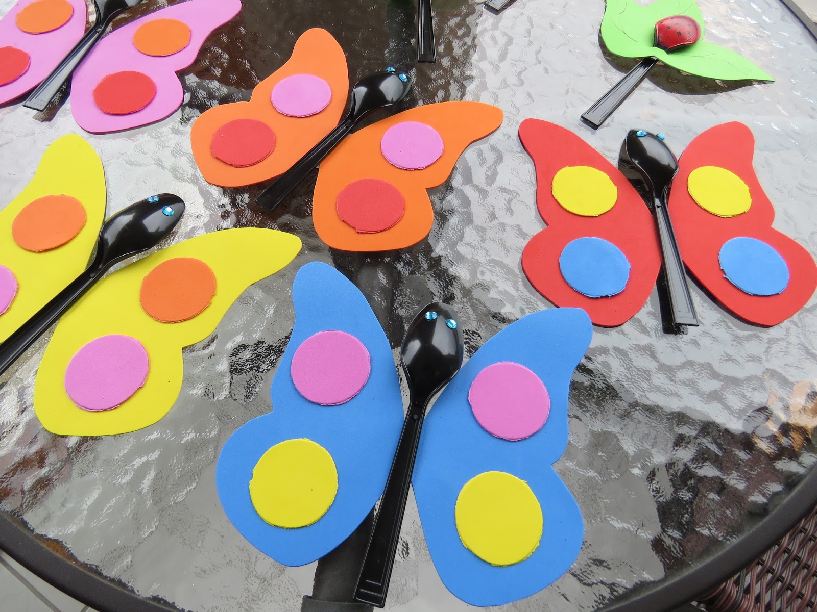 Plastic Spoon Butterfly Craft