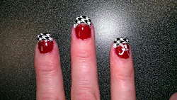 alabama crimson tide nails clearer closer got shot phone she
