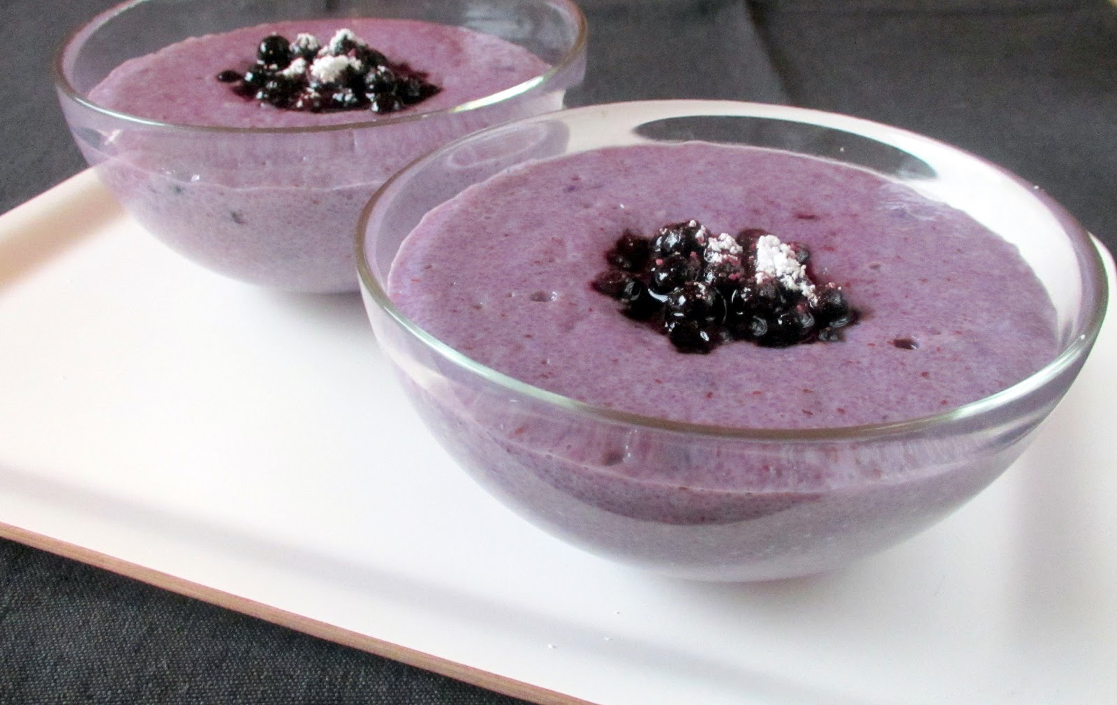 Me And My Sweets Blueberry Semolina Pudding