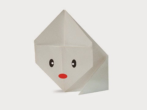 Hướng dẫn cách gấp con thỏ bằng giấy đơn giản - Xếp hình Origami với Video clip - How to make a Rabbit