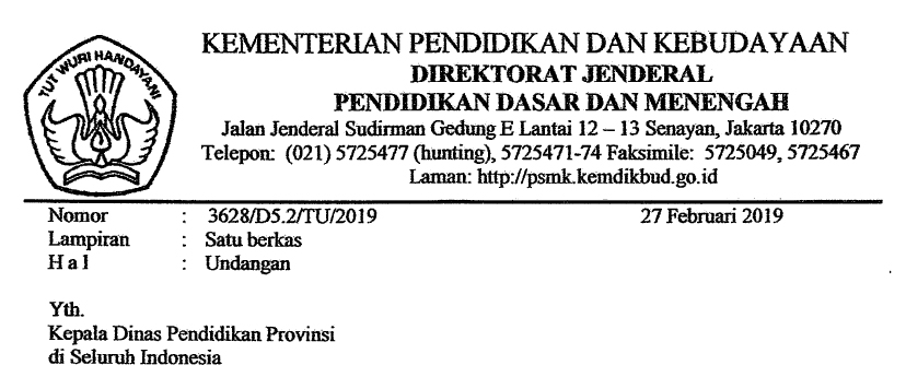 Branding Sekolah Sebagai Revitalisasi Citra Sekolah Menengah Kejuruan Surat Undangan Rebranding Sekolah Sebagai Revitalisasi Citra Sekolah Menengah kejuruan Tahun 2019