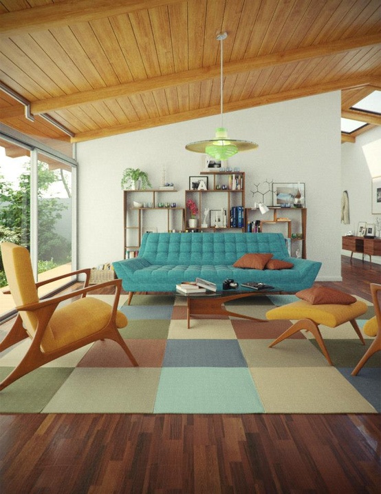 Kitten Vintage 10 MidCentury BeachStyle Living Rooms
