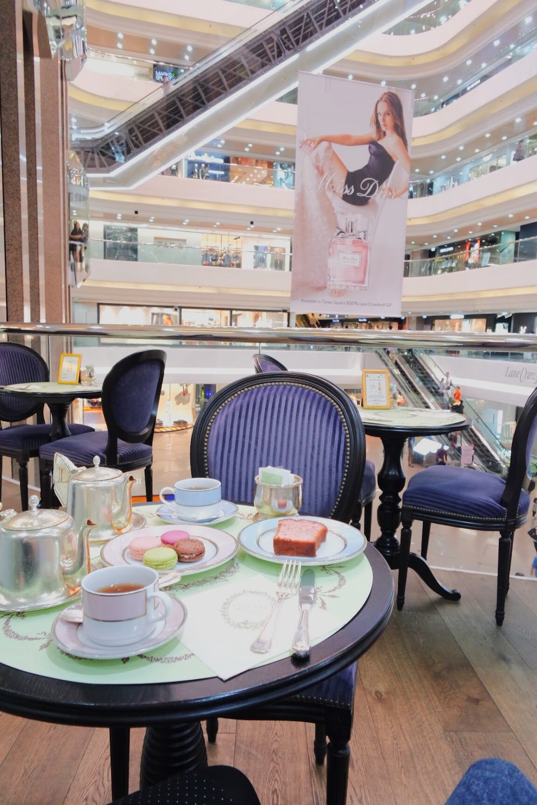 Laduree Tea Room Times Square Hong Kong Macarons Rose Tea Cake