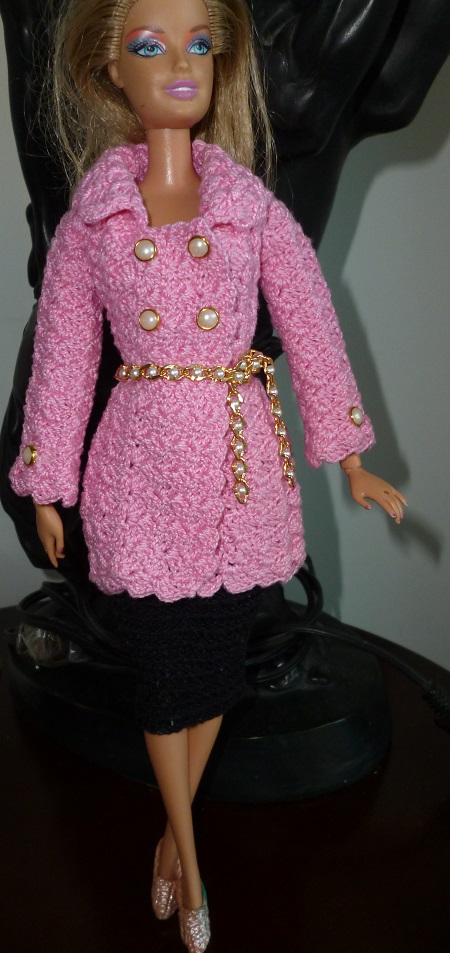 Vestido, mala, chapéu e boxer para Barbie em croché A Dos Cunhados E  Maceira • OLX Portugal