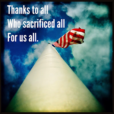 Thanks to all / who sacrificed all / for us all. // memorial day // haikumages
