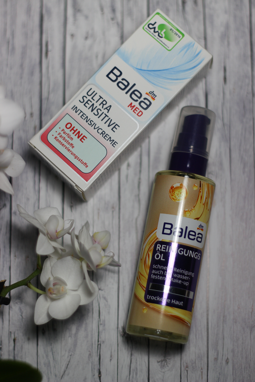 Balea Reinigungsöl und Balea Med Ultra Sensitiv Intensivcreme