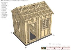 plans shed chicken coop combo garden sheds storage gable construction google