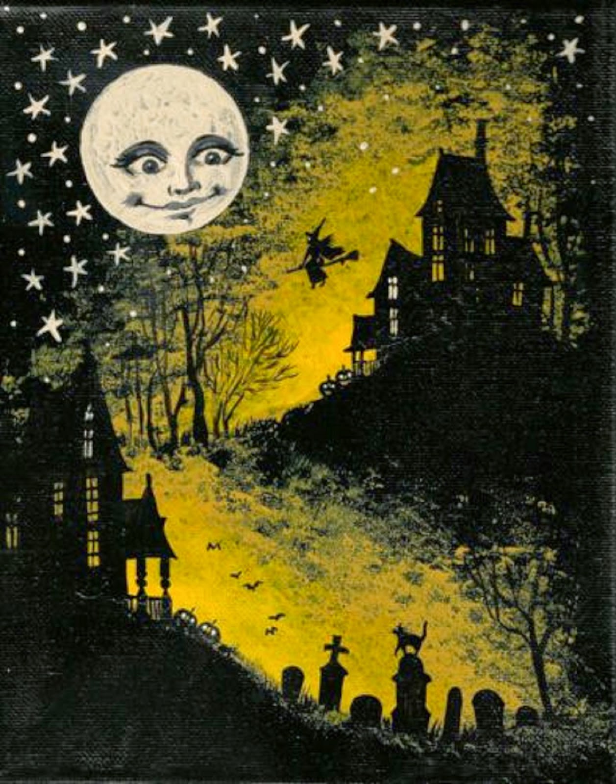 Oh, by the way...: Vintage Halloween Cards and Graphics
