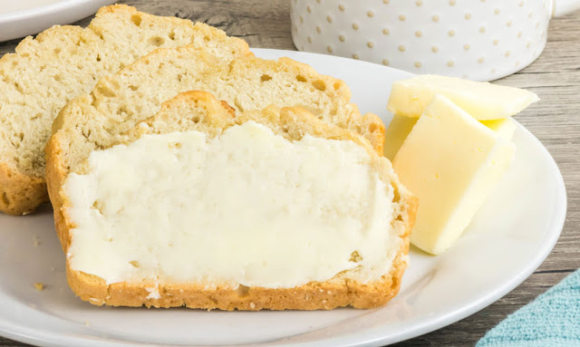 Butter on bread