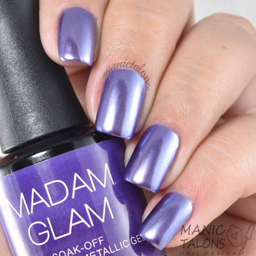 Manic Talons Nail Design Madam Glam Metallic Gel Polish Swatches and
