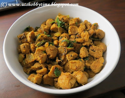 Soya Chunks Varuval / Meal Maker Fry