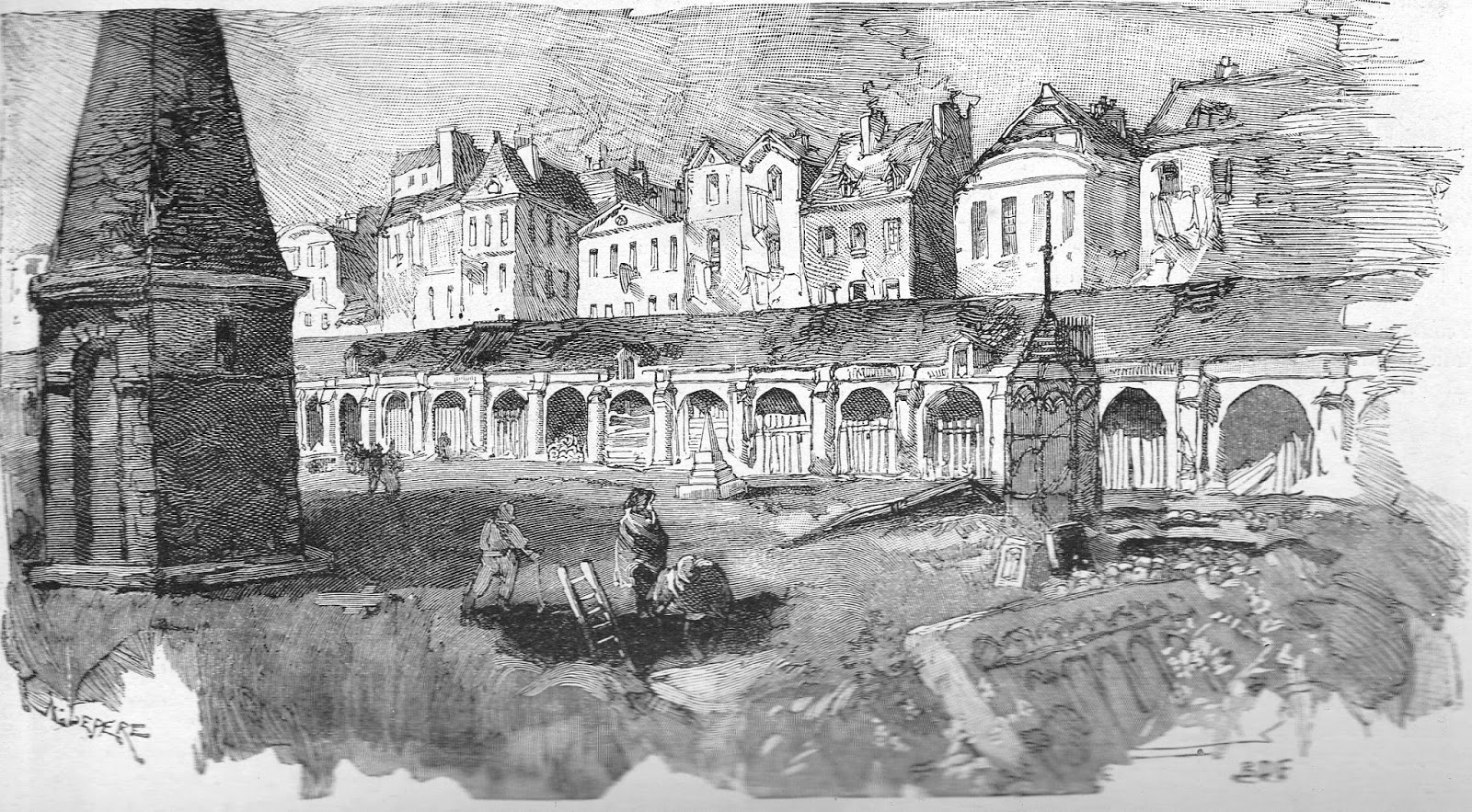 Chroniques du temps passé Les cimetières du vieux Paris.