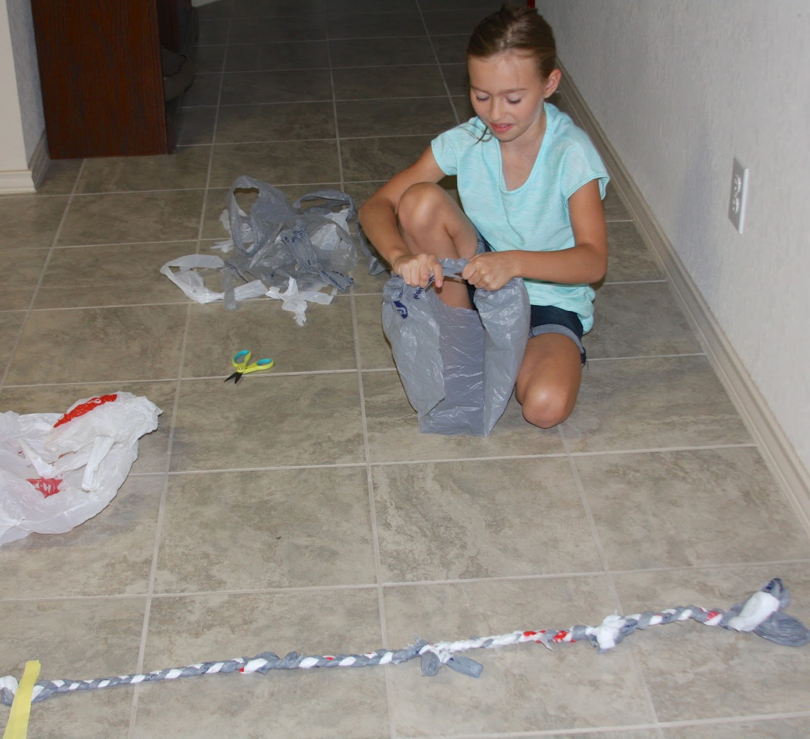 A Learning Journey DIY Plastic Bag Jump Rope
