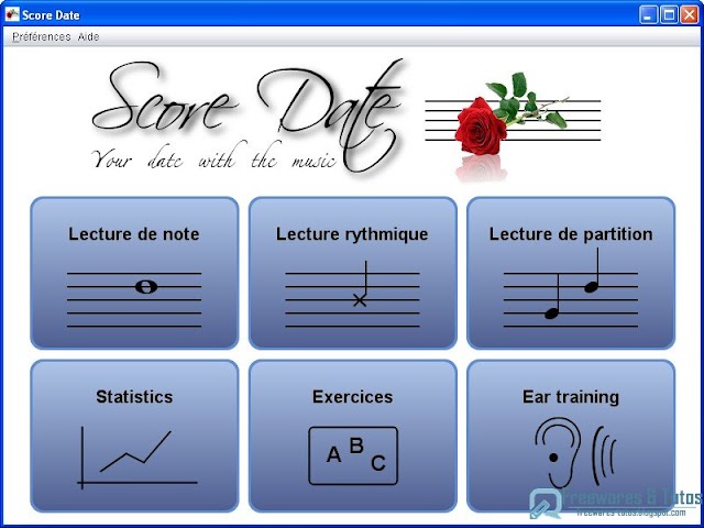 ScoreDate : un petit logiciel pour apprendre à lire la musique