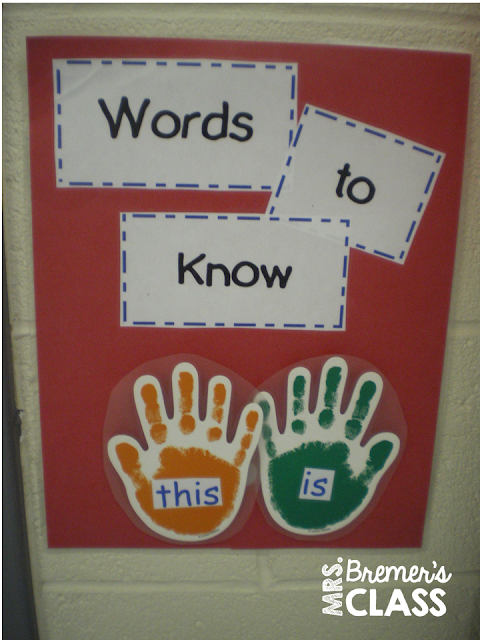 Word work activities and literacy ideas for Kindergarten