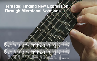 Music Visualisation: Heritage Finding New Expression Through Microtonal Notations #VisualFutureOfMusic #WorldMusicInstrumentsAndTheory