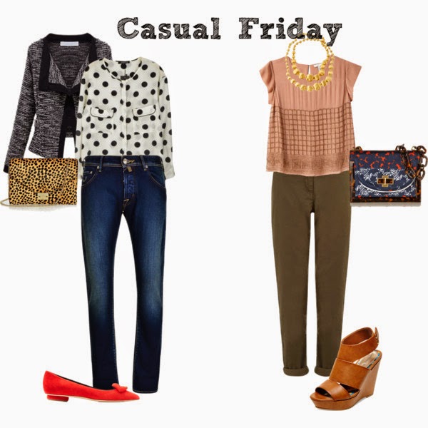 office outfits, work outfits, Casual Friday