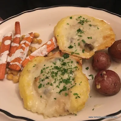 Coquille Saint Jacques at Sam's Grill & Seafood Restaurant in San Francisco, California