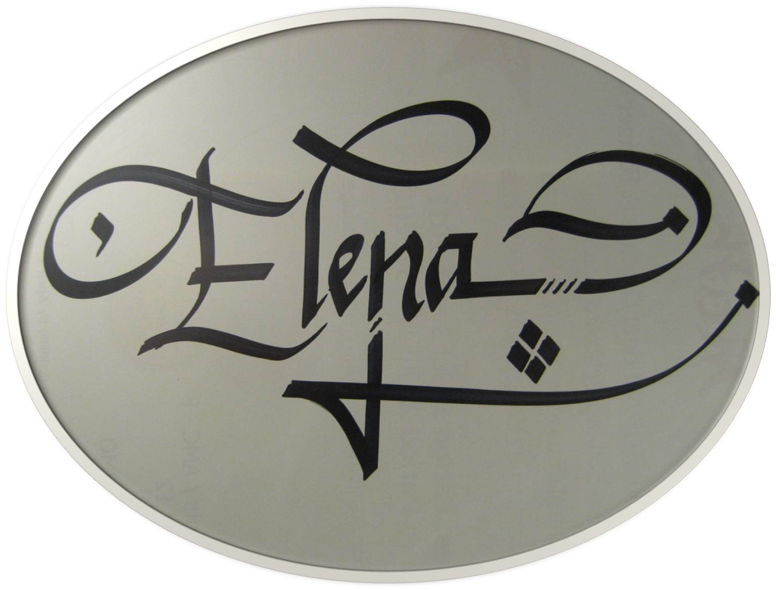 Calligraphy Art Italian names; Elena