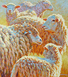 sheep deep paintings pastel watercolor rita kirkman daily animal nyc going painting 2800 abstract fine inches 28x25 paintworks dailypaintworks