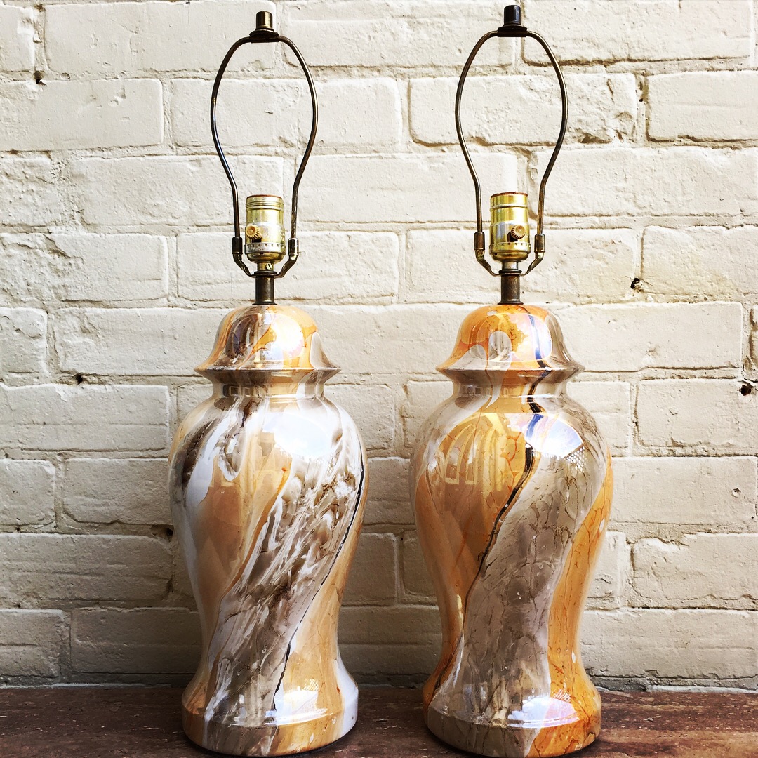 ginger jar shaped table lamps