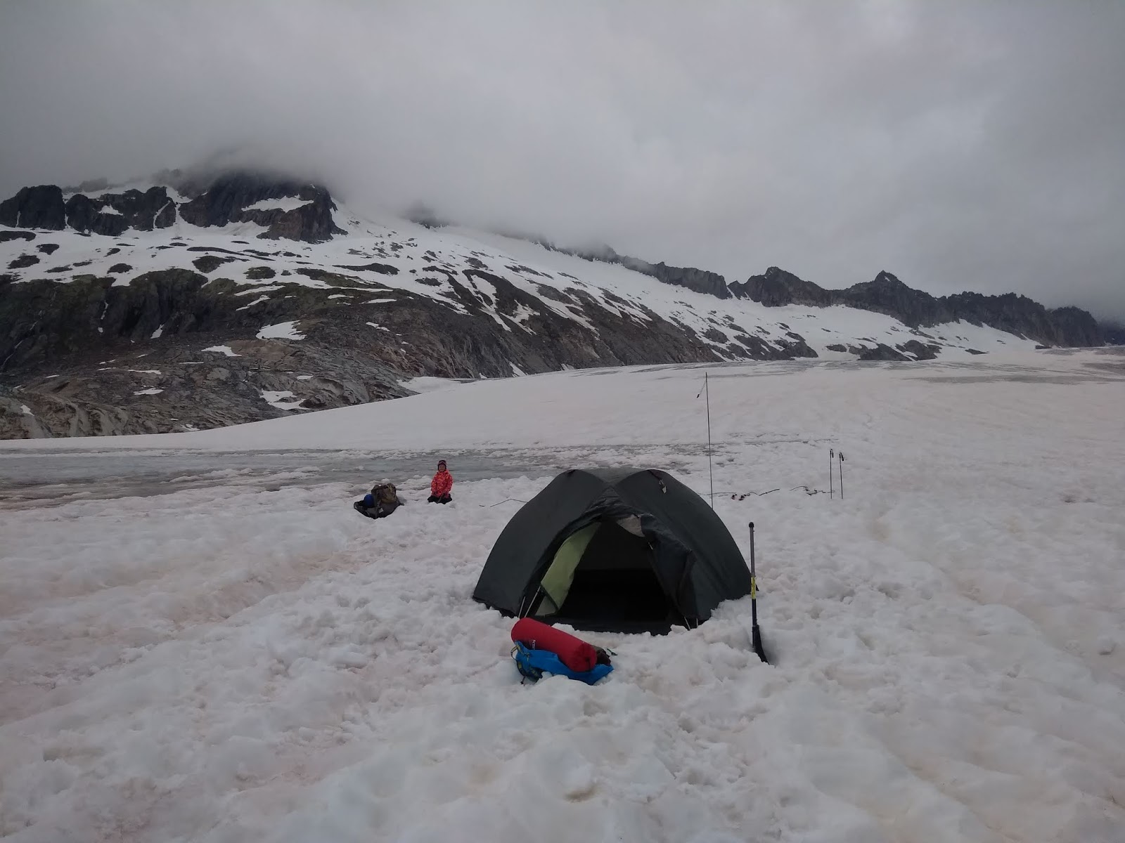 Kletterblog Skitour mit Biwak Wysse Nollen (3418m)