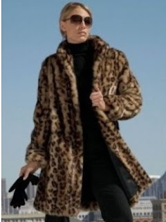 Leopard Faux Fur coat