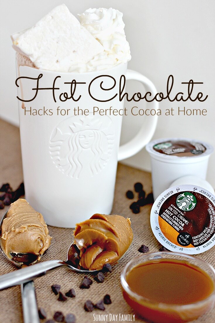 Indulge with one of 3 amazing hot chocolate recipes! Make the perfect cup of cocoa at home then make it extra special with these ideas for mix ins and toppings. So delicious!